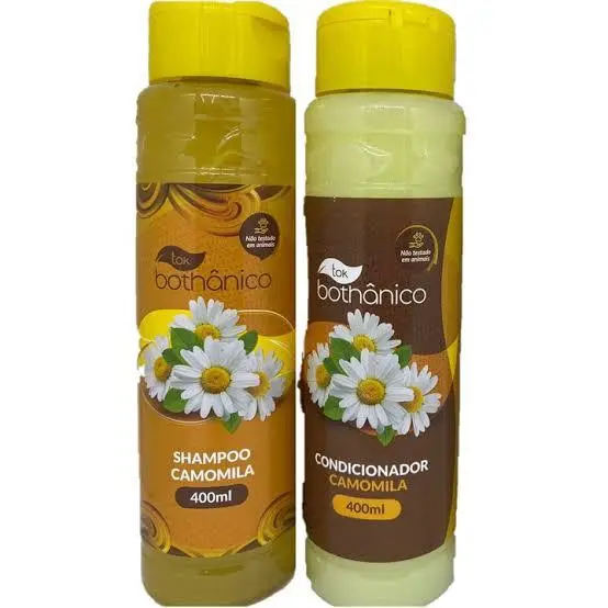 Shampoo + Condicionador Tok Bothanico Camomila 400ml.