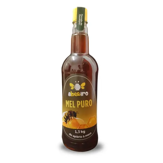 Mel Puro de Abelha - (Direto do Produtor) -  garrafa 1,3kg