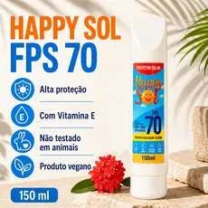 KIT 10 Protetor Solar Facial e Corporal FPS 70 Alta proteção 60ml Rosto e Corpo