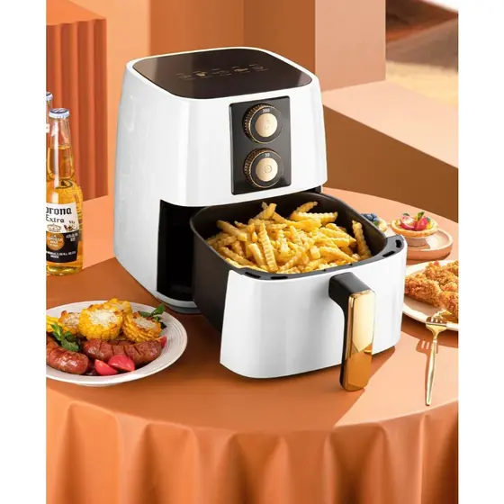 Fritadeira Elétrica Sem Óleo/Air Fryer 5L - Home Land