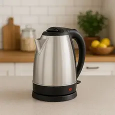 Chaleira Elétrica Inox 1,8L com Desligamento Automático – Home Land