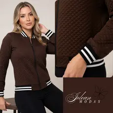 Blusa Abrigo de Frio Jaqueta Jaquetinha BOMBER Casaco Feminina  P  ao GG Matelassê