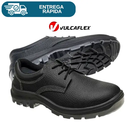 Sapato De Segurança Marluvas Vulcaflex Cadarço Bico Pvc Tenis Para Trabalho Proteção Epi 10VS48-BP