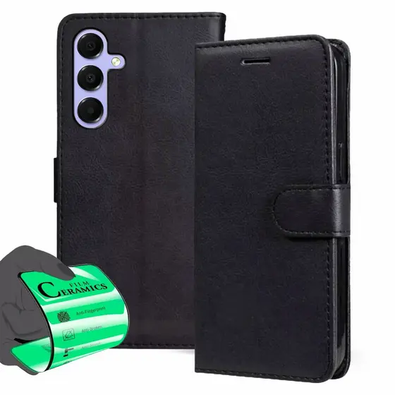 Capa Capinha Carteira Flip + Película Para Galaxy A15 A15 5G