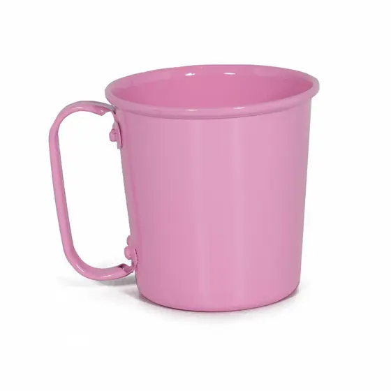Kit Com 10 Peças Caneca 350 Ml De Aluminio Colorida