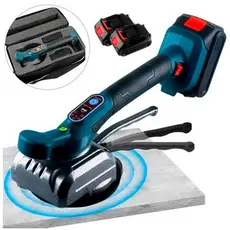 Maquina De Assentar Piso Elétrica Recarregável Com 2 Baterias 48v Para Porcelanatos E Cerâmicas Top