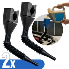 Funil Plástico Multiuso Com Bico Flexível Para Troca De Óleo Combustível Linha Premium