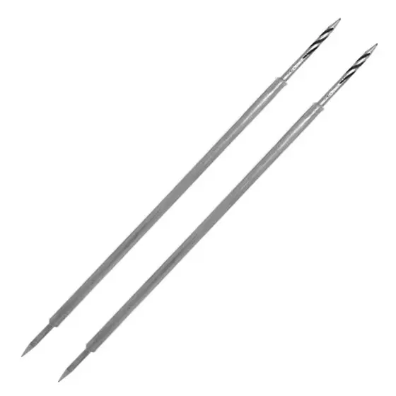 2 Palitos Bastão Isis Cutelaria ManicureTransparente Inox
