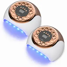 2x Cabine de LED UV Sun S9 Digital 57 Leds 268w Unha Gel Acrigel Secagem Rápida