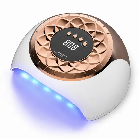 Cabine de LED UV Sun S9 Digital 57 Leds 268w Unha Gel Acrigel Secagem Rápida