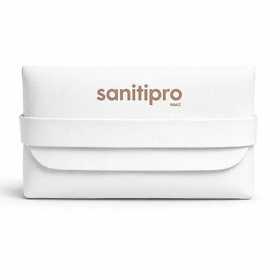 Bolsinha Courino  SanitiPro Branco Protetor De Assento Vaso
