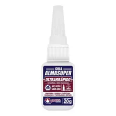 Super Cola Almasuper Ultra-rapida 20g Adesivo Instantâneo