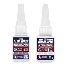 kit c/2 Super Cola Almasuper Ultra-rapida 20g