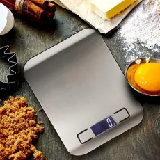 Balança Digital Alta Precisão Para Cozinha e Suplementos Aço Inox 10 kg Display Iluminado Menor Preço