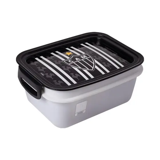 Marmita de Plástico 850mL Atlético Mineiro Oficial Plasutil