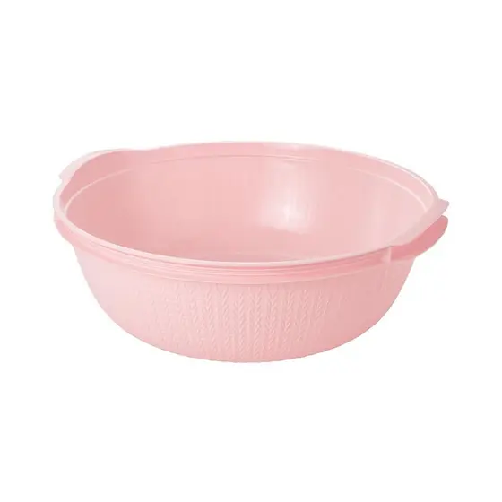 Bacia de Plástico 17 L com Pegador Trama Plasutil  Baby