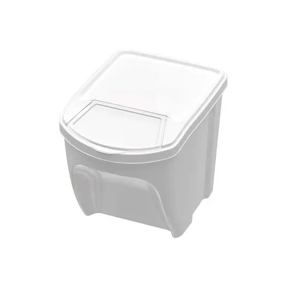 Lixeira Empilhável 20 L Plasútil Branca