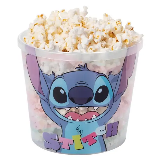 Balde Pote Pipoca Stitch Disney Ohana Plasútil