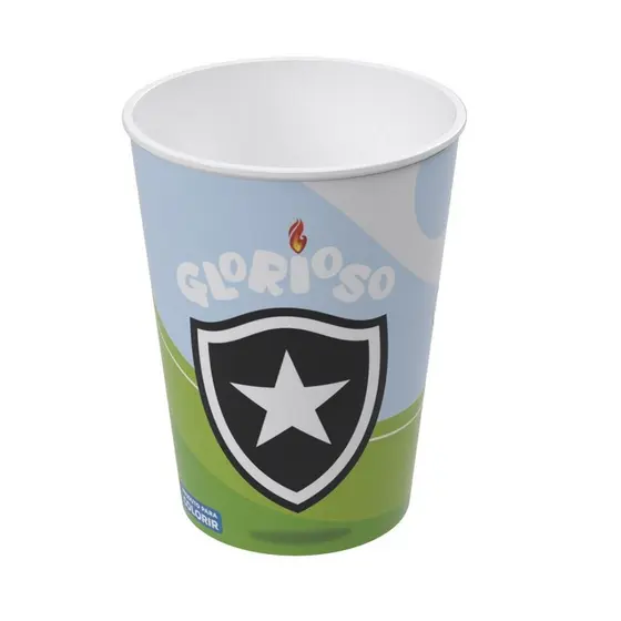 Copo 320 ml Botafogo Time Futebol Plástico Plasútil