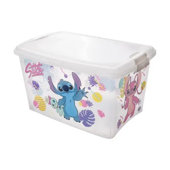 Caixa Stitch com Travas Organizadora Multiuso 43 L Plasútil