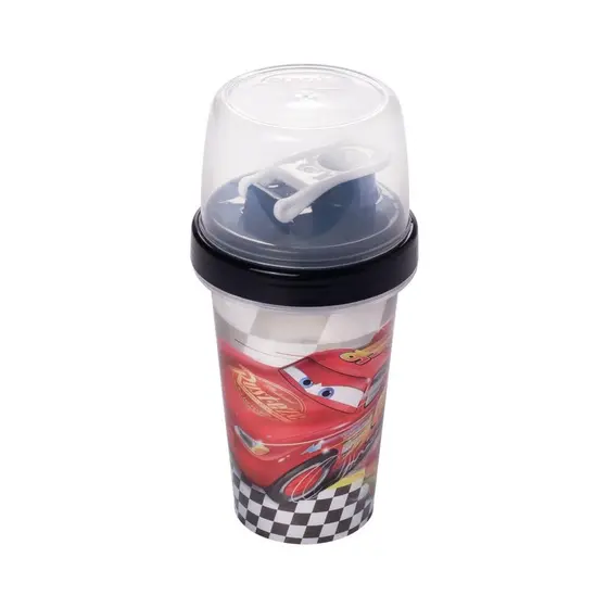 Mini Shakeira Carros Garrafa Lancheira Infantil Plasútil