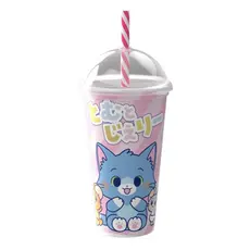Copo Tom e Jerry Gokko Canudo Shake Plástico 500 ml Plasútil