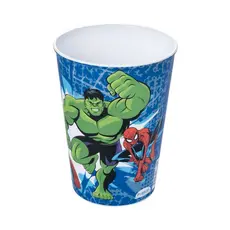 Copo 320 ml Capitão América Super Herói Plástico Plasútil