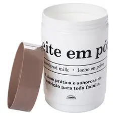 Pote Porta Leite em Pó 1,1 L Despensa Cozinha Plasútil