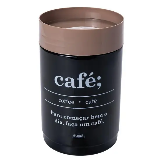 Pote Porta Café 1,1 L Despensa Cozinha Plasútil