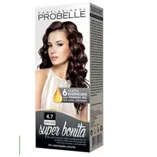 Coloração Super Bonita 4.7 - Louro Médio Dourado Probelle probelle