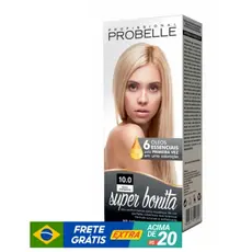 Coloração Super Bonita 10.0 - Louro Claríssimo Probelle probelle