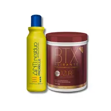 BTX Azure 950g + Shampoo Anti  Resíduo 400g. - Probelle