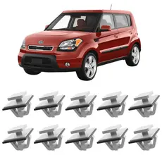 Grampo Presilha Moldura Paralama Friso Lateral Kia Soul Sportage 10 Pçs