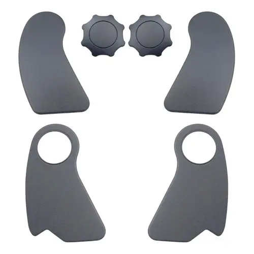 Kit Acabamento Capa Moldura Lateral Manopla Do Banco Vw Fox
