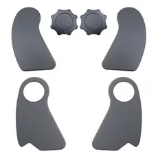 Kit Acabamento Capa Moldura Lateral Manopla Do Banco Vw Fox