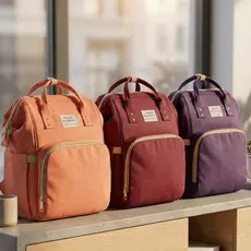 Mochila Bolsa Maternidade Multifuncional Vira Berço Portátil Impermeável Grande Capacidade Com Trocador porta Mamadeira