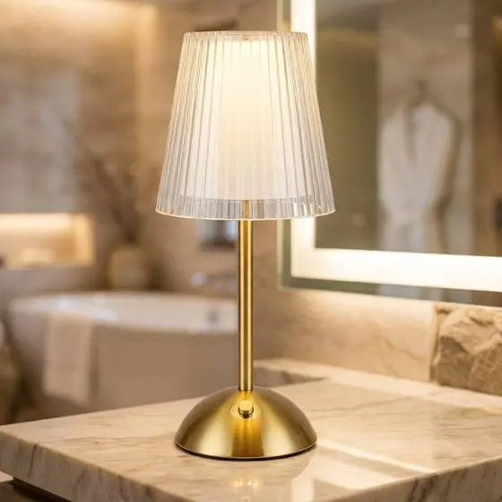 Luminária Abajur Touch De Mesa Decorativa Cristal