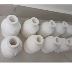 Kit 10 ou 5  Vasos de Gesso  Decorativos para Centro de Mesa.  (Aniversários, Casamento).