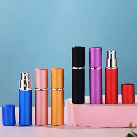 Kit Com 12 Porta Perfume De Bolsa Spray Luxo 5ML 10ML E 15ml De Vidro