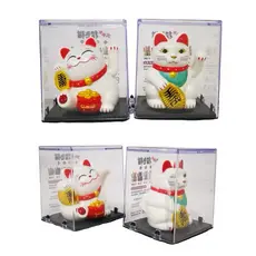 Gato da Sorte e Fortuna Manekineko Decorativo Energia Solar