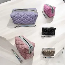 Necessaire Estojo Bolsa Organizadora De Viagem Feminina com Alça de Mão
