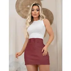 Saia em courino