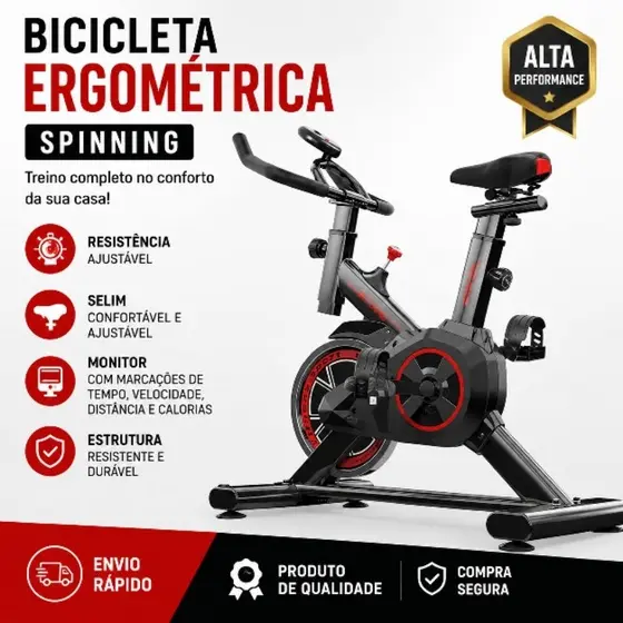 Bicicleta Ergométrica Spinning