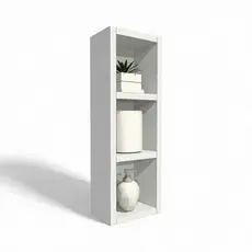 Nicho Decorativo Minimalista Em Mdf Banheiro e quarto Branco