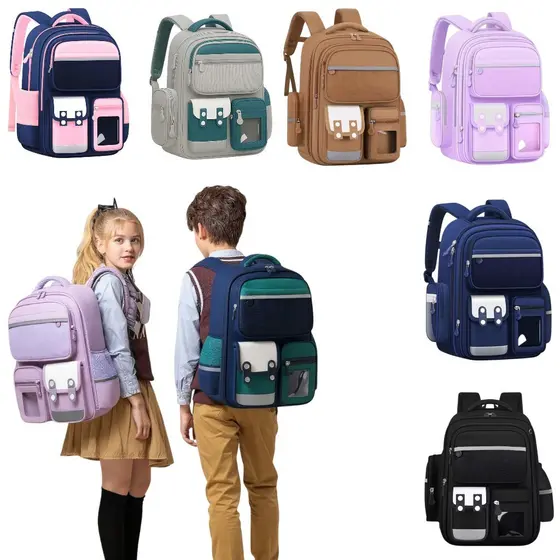 Mochila Infantil menino e menina, escolar com grande capaciade, super reforçada e ortopédica