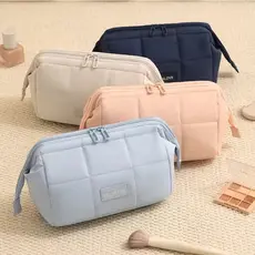 Necessaire Feminina Bolsa Cosmética Organizador Estojo de Maquiagem Grande Espaçosa tendência