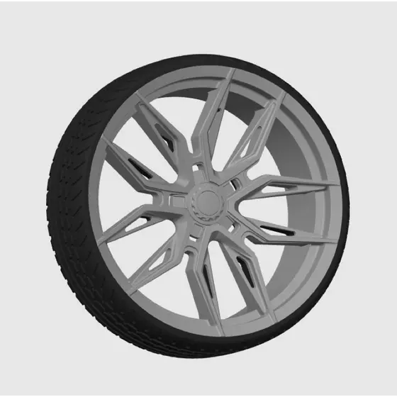 Jogo de Rodas Vossen Novitec para Miniaturas - 50MM/5CM