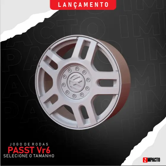 Jogo de Rodas VOLKSWAGEN PASST VR6 para Miniaturas
