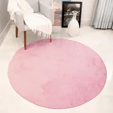 Tapete Redondo Sala Quarto Pelo Curto 150x150