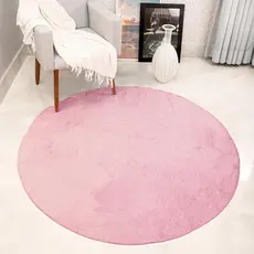 Tapete Redondo para Sala Quarto Pelo Curto 150x150